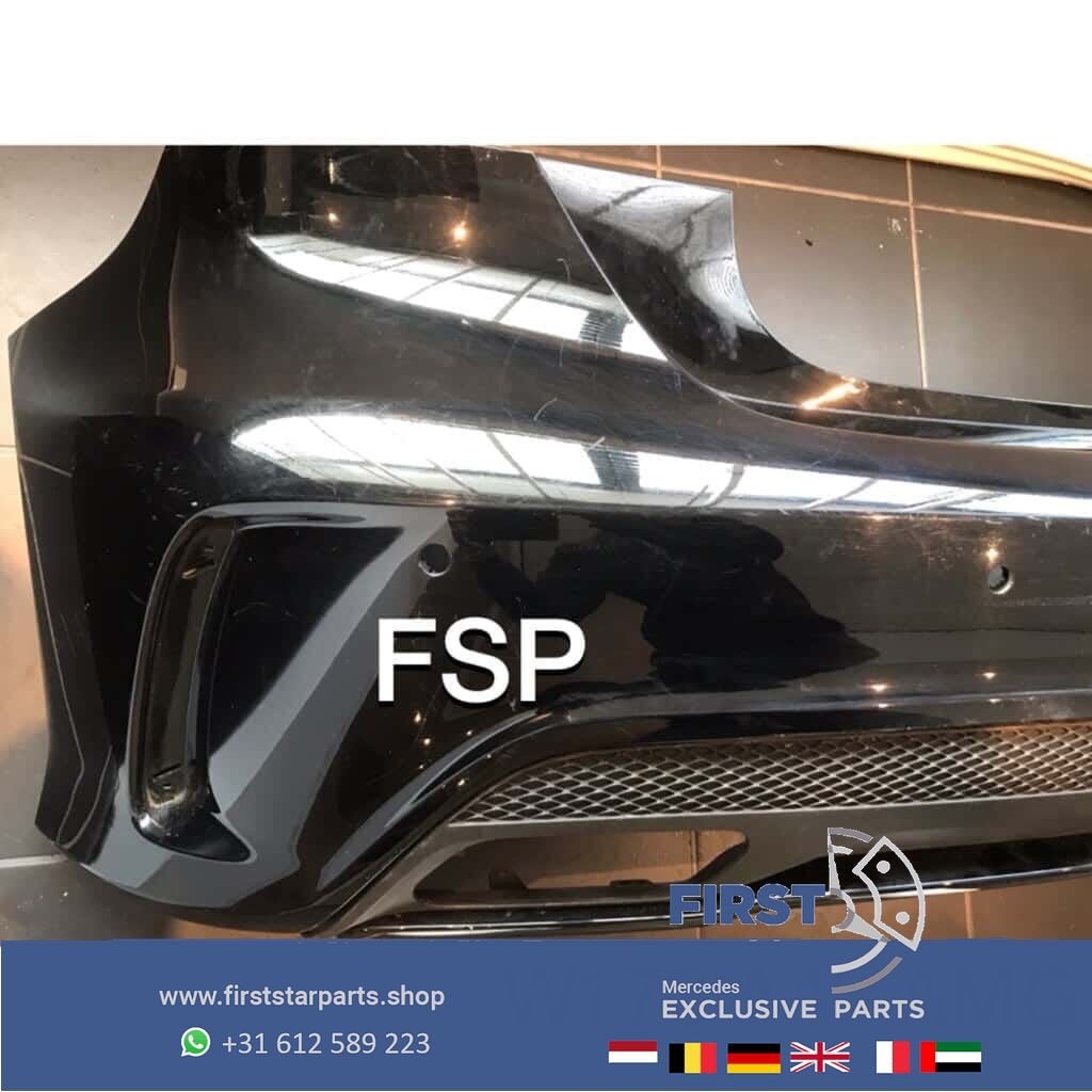 W176 A45 AMG Achterbumper zwart wit grijs etc Mercedes A Kla, Gebruikt, -, Ophalen of Verzenden, Achter