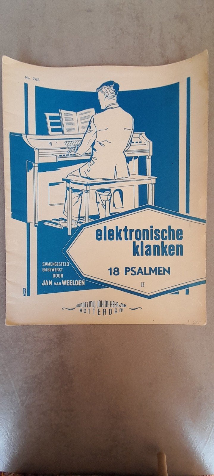 Elektronische Klanken - 18 Psalmen II - Orgelboek, Ophalen of Verzenden, Gebruikt