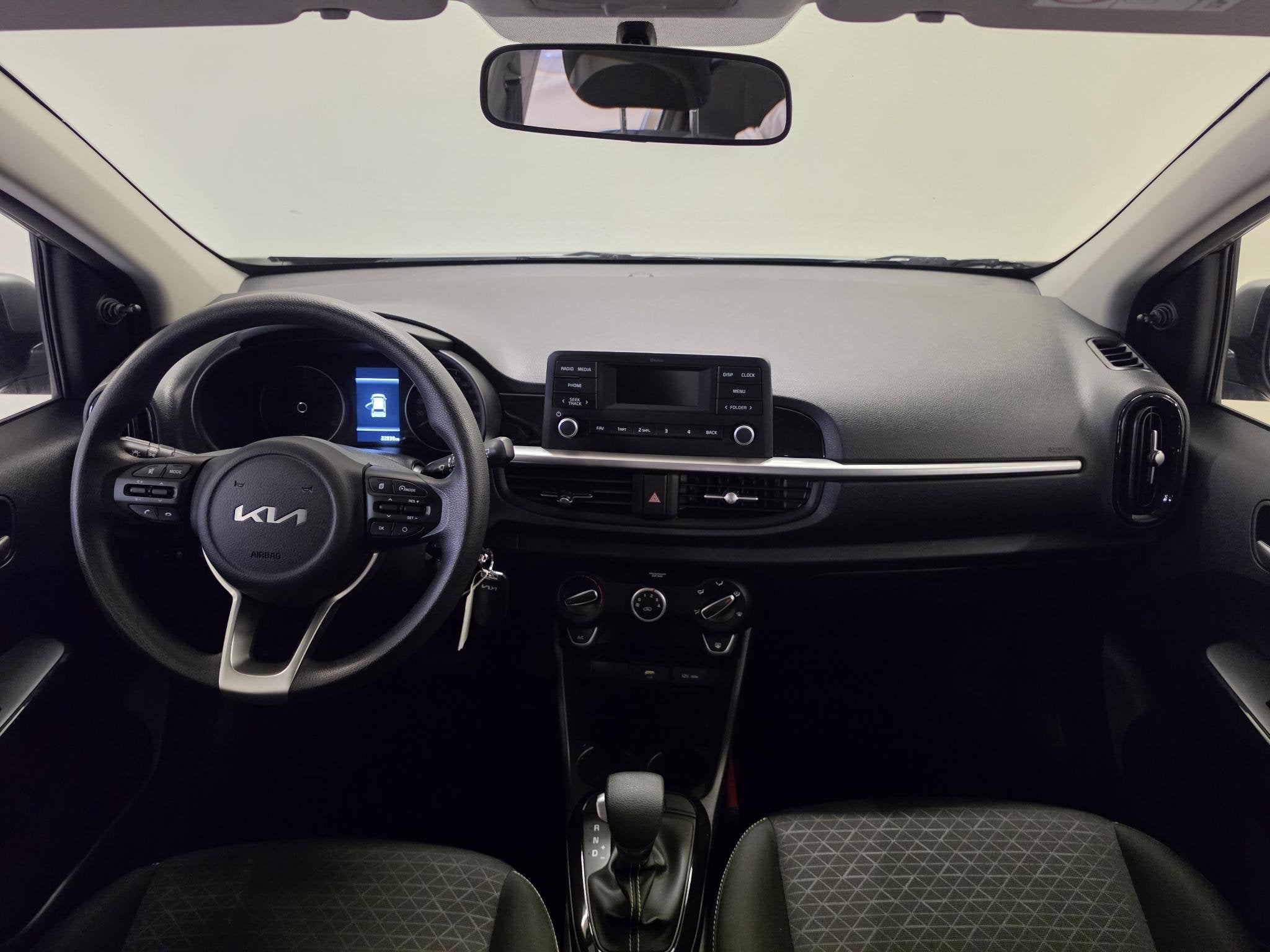 Kia Picanto 1.0 DPi ComfortLine Cruise Control | Automaat |, Auto's, Stof, Gebruikt, Met garantie (alle), 4 stoelen