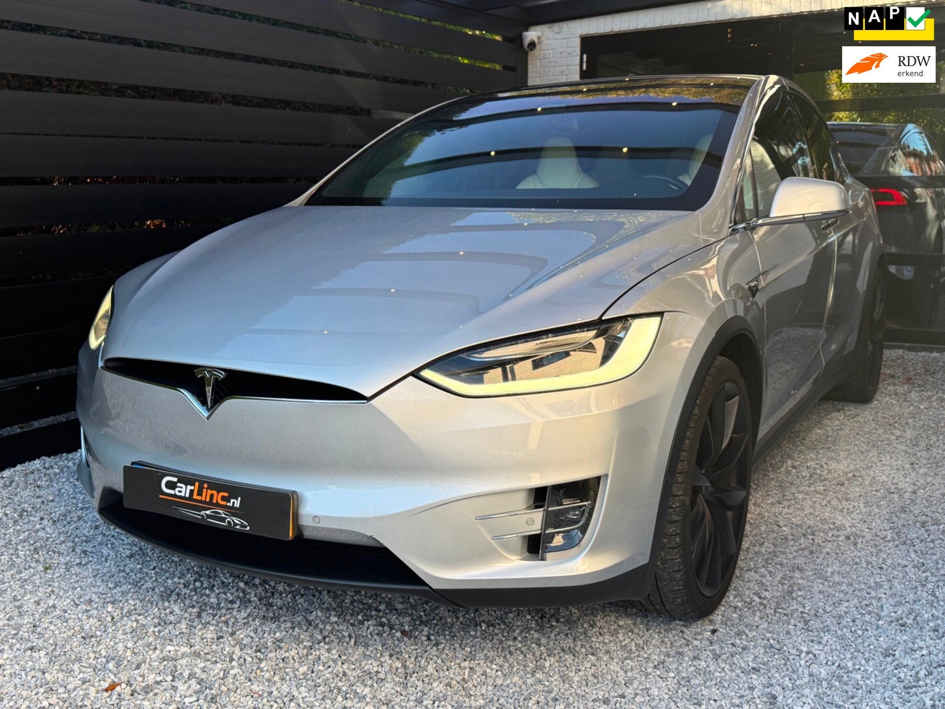 Tesla Model X 100D 6p. | EERSTE EIGENAAR | NIEUWSTAAT, Auto's, Parkeerassistent, 100 kWh, 2433 kg, Origineel Nederlands