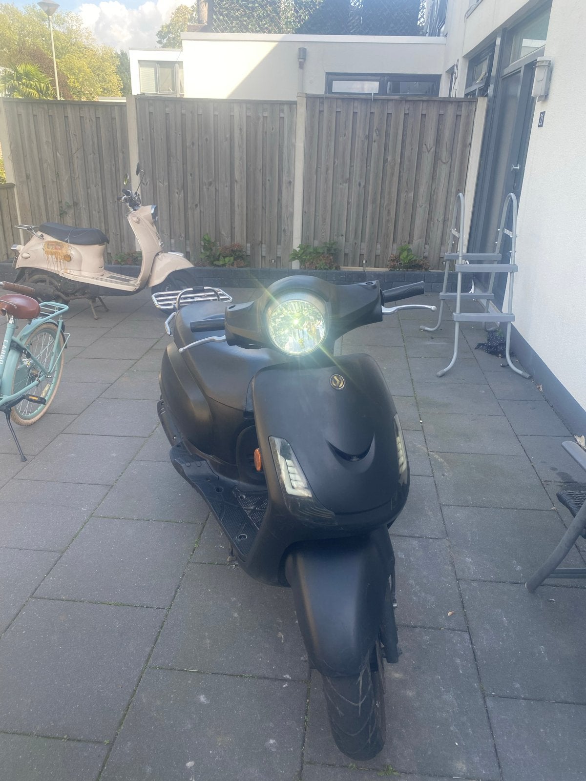 Sym fiddle 2 2009, Fietsen en Brommers, Maximaal 45 km/u, Ophalen of Verzenden, Zo goed als nieuw, Benzine