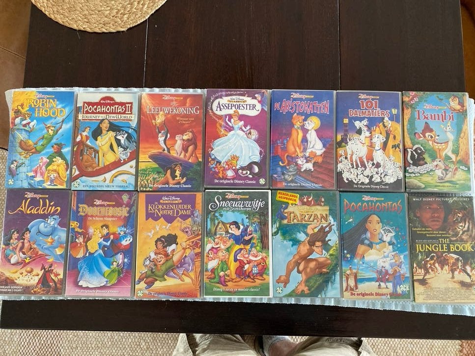Grote collectie Disney VHS banden - 14 stuks, Cd's en Dvd's, VHS | Kinderen en Jeugd, Alle leeftijden, Zo goed als nieuw, Kinderprogramma of -film