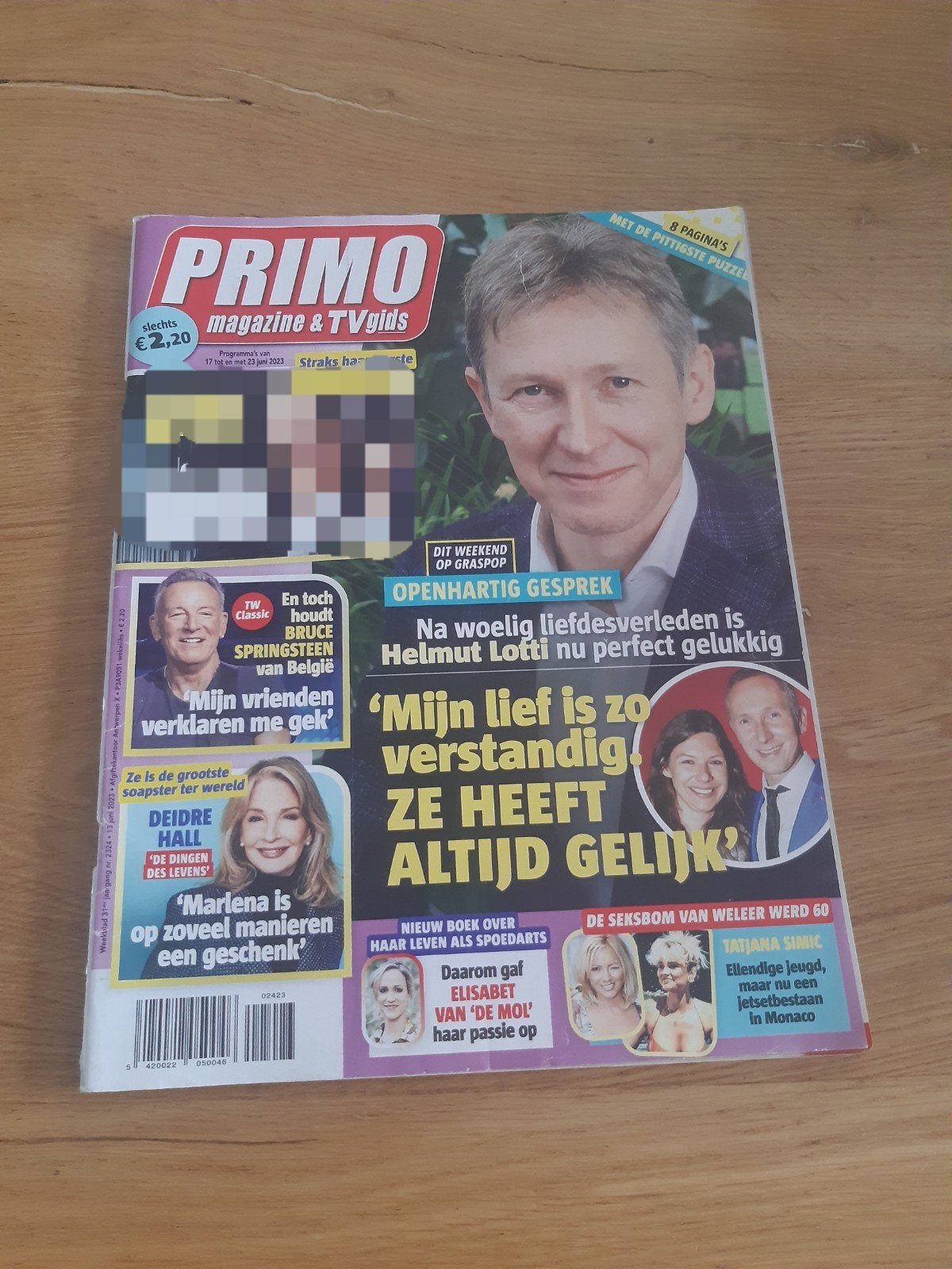 Primo. Tatjana Simic. Helmut Lotti. Koen Crucke. Bruce Sprin, Ophalen of Verzenden, 1980 tot heden, Tijdschrift