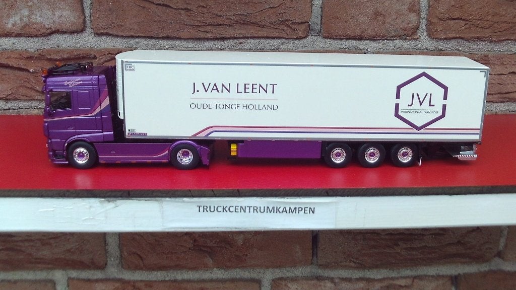 Tekno  Daf  XF  4 x 2  Space  Cab  van  J.  van  Leent., Hobby en Vrije tijd, Ophalen of Verzenden, Nieuw, Bus of Vrachtwagen