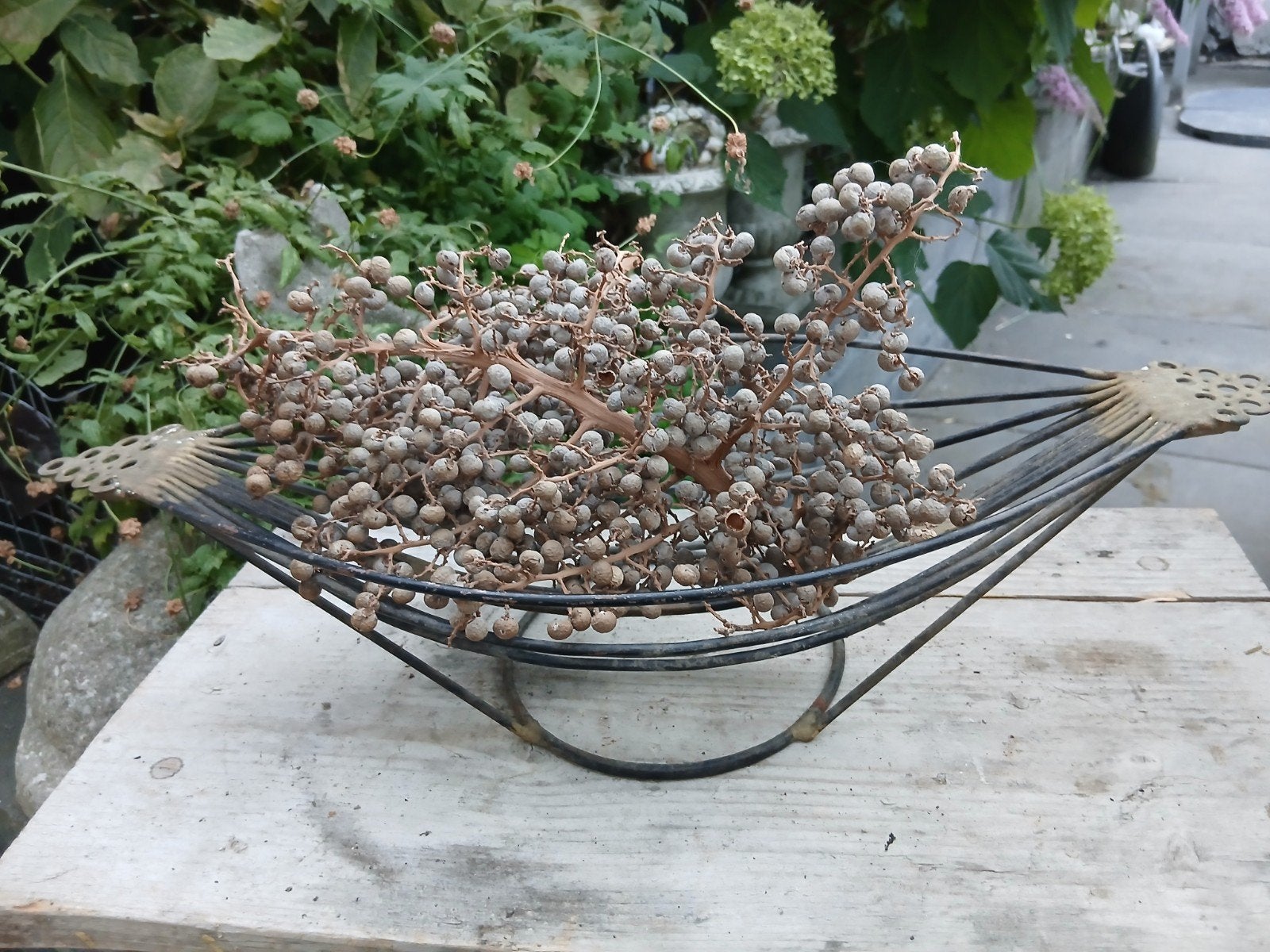 Pilastro draadijzer fruitschaal, midcentury, Ophalen of Verzenden