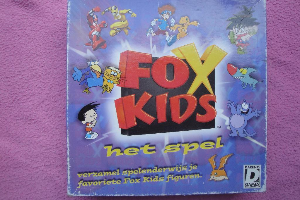 FOX KIDS HET BORDSPEL VAN DARENO GAMES  2tot4 sp.3,95euro, Een of twee spelers, Ophalen of Verzenden, Zo goed als nieuw