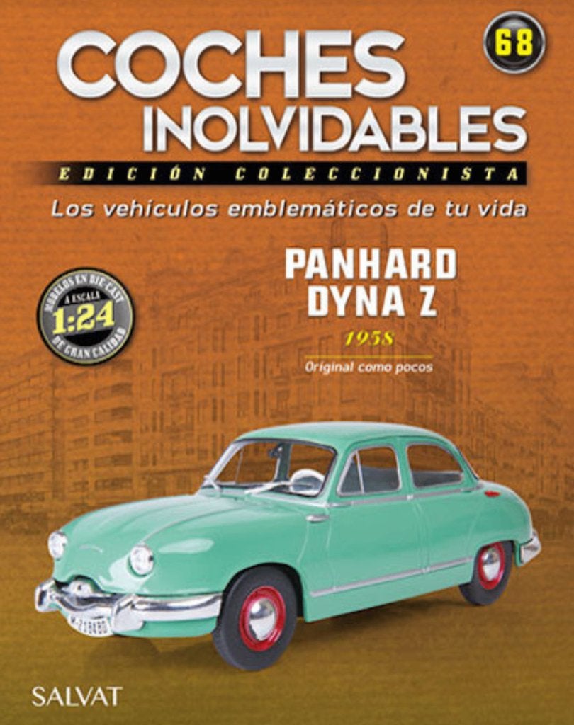 PANHARD DYNA Z '58 groen 1/24 Spaanse coches inolvidables 68, Verzenden, Nieuw, Auto, Overige merken