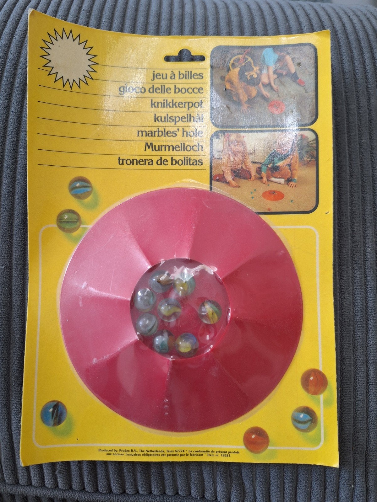 Vintage knikkerpot / knikkerspel - Prodex B.V., Ophalen of Verzenden, Zo goed als nieuw, Jongen of Meisje