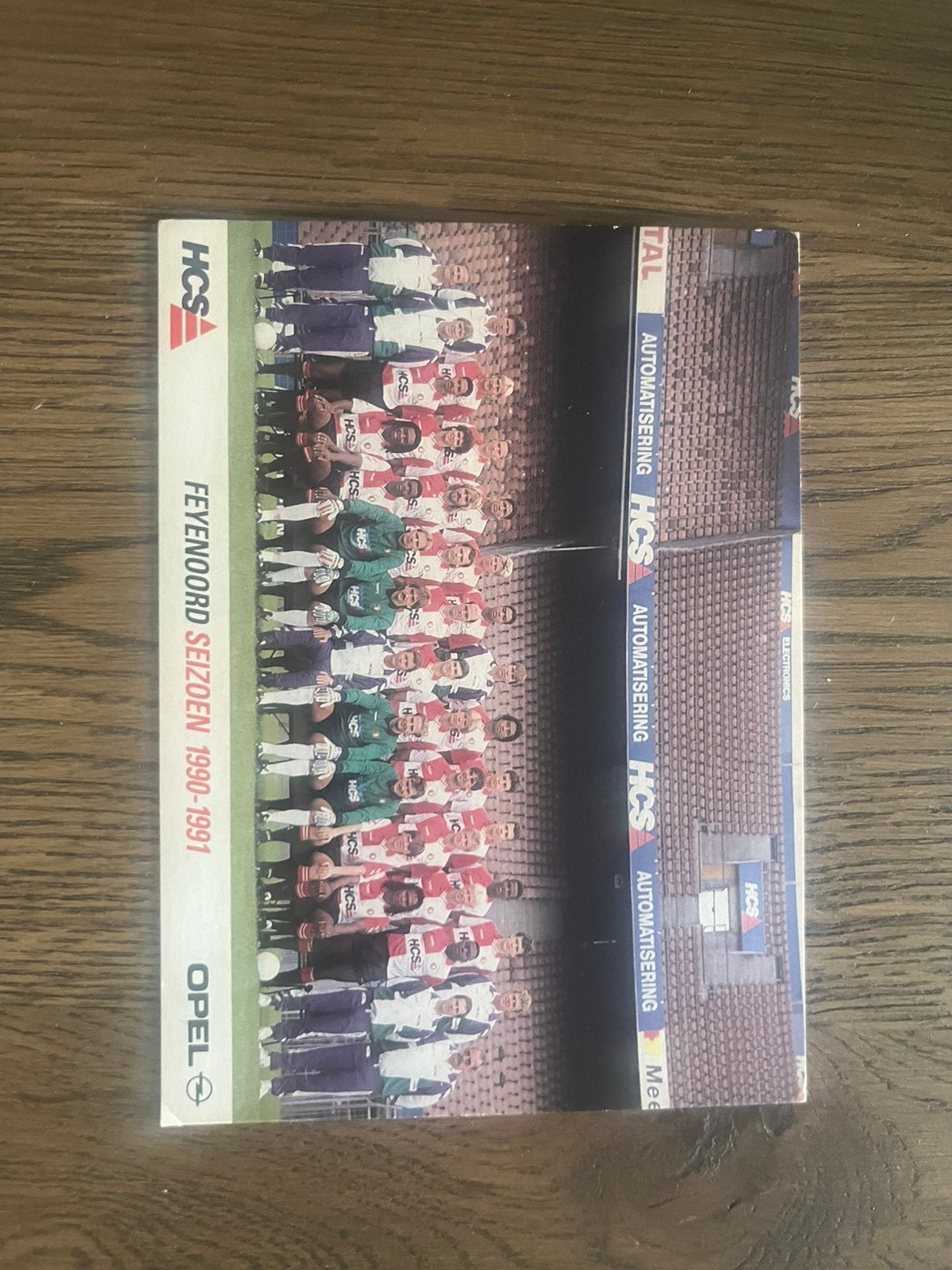 FOTO KAART FEYENOORD 90/91, Verzamelen, Sportartikelen en Voetbal, Ophalen of Verzenden, Zo goed als nieuw, Feyenoord, Spelerskaart