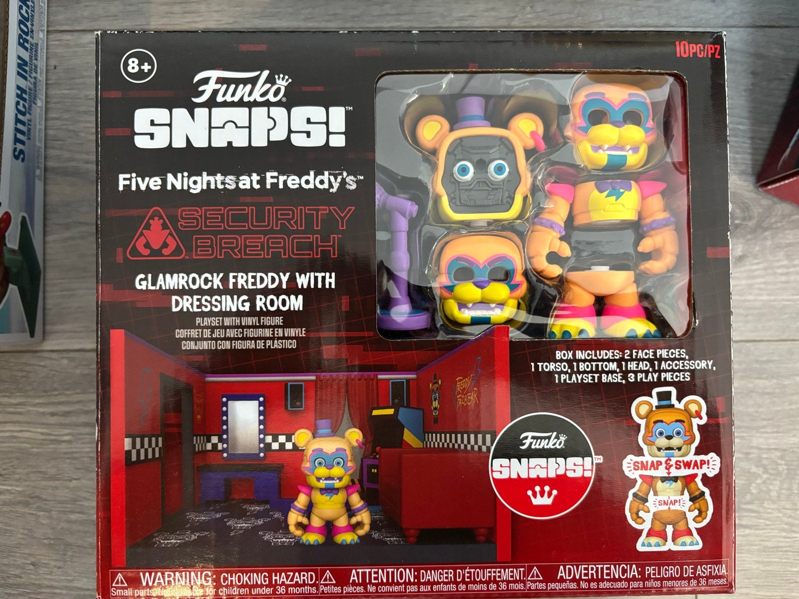 Funko SNAPS! Five Nights at Freddy's Glamrock Freddy, Ophalen of Verzenden, Zo goed als nieuw