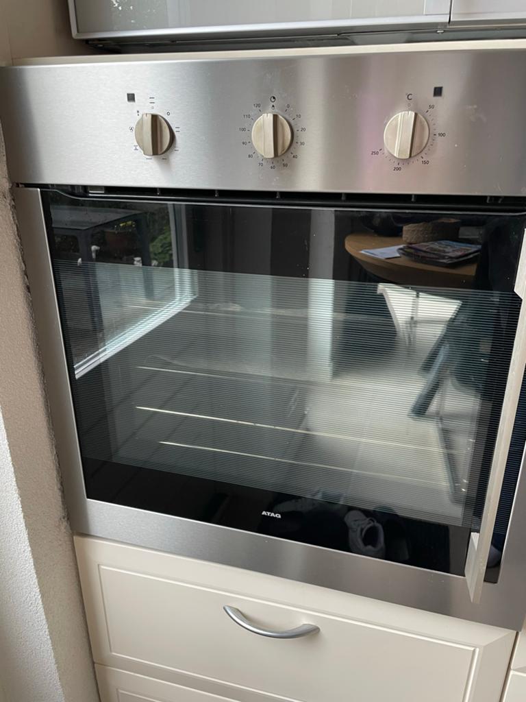 ATAG Inbouw Oven - Zilver/Zwart, Witgoed en Apparatuur, Ovens, Ophalen, Gebruikt, Oven, Hete lucht