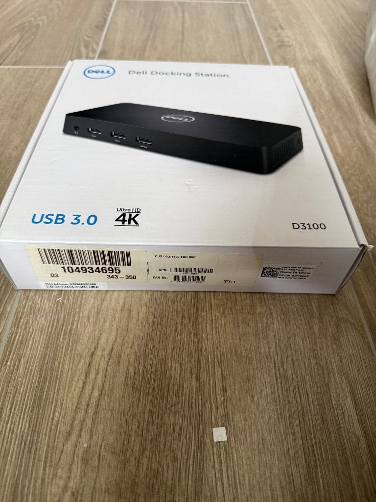 Nieuwe Dell USB 3.0 Ultra HD 4K Docking Station D3100, Computers en Software, Nieuw, Ophalen of Verzenden, Dell, Docking station