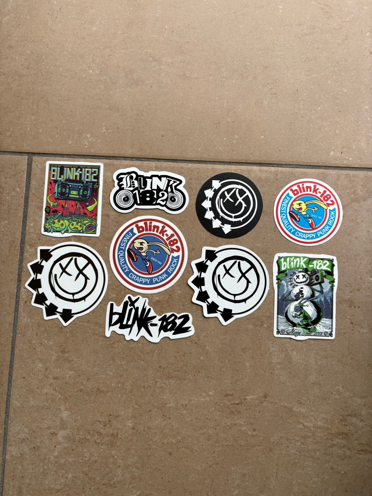 Blink-182 sticker set, Ophalen of Verzenden, Nieuw