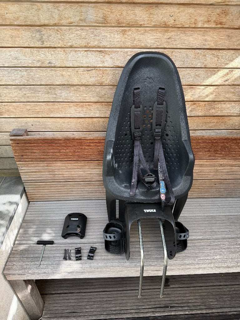 Thule Yepp 2 Maxi - Frame montage, Ophalen, Achterzitje, Voetsteuntjes, 9 t/m 18 kg