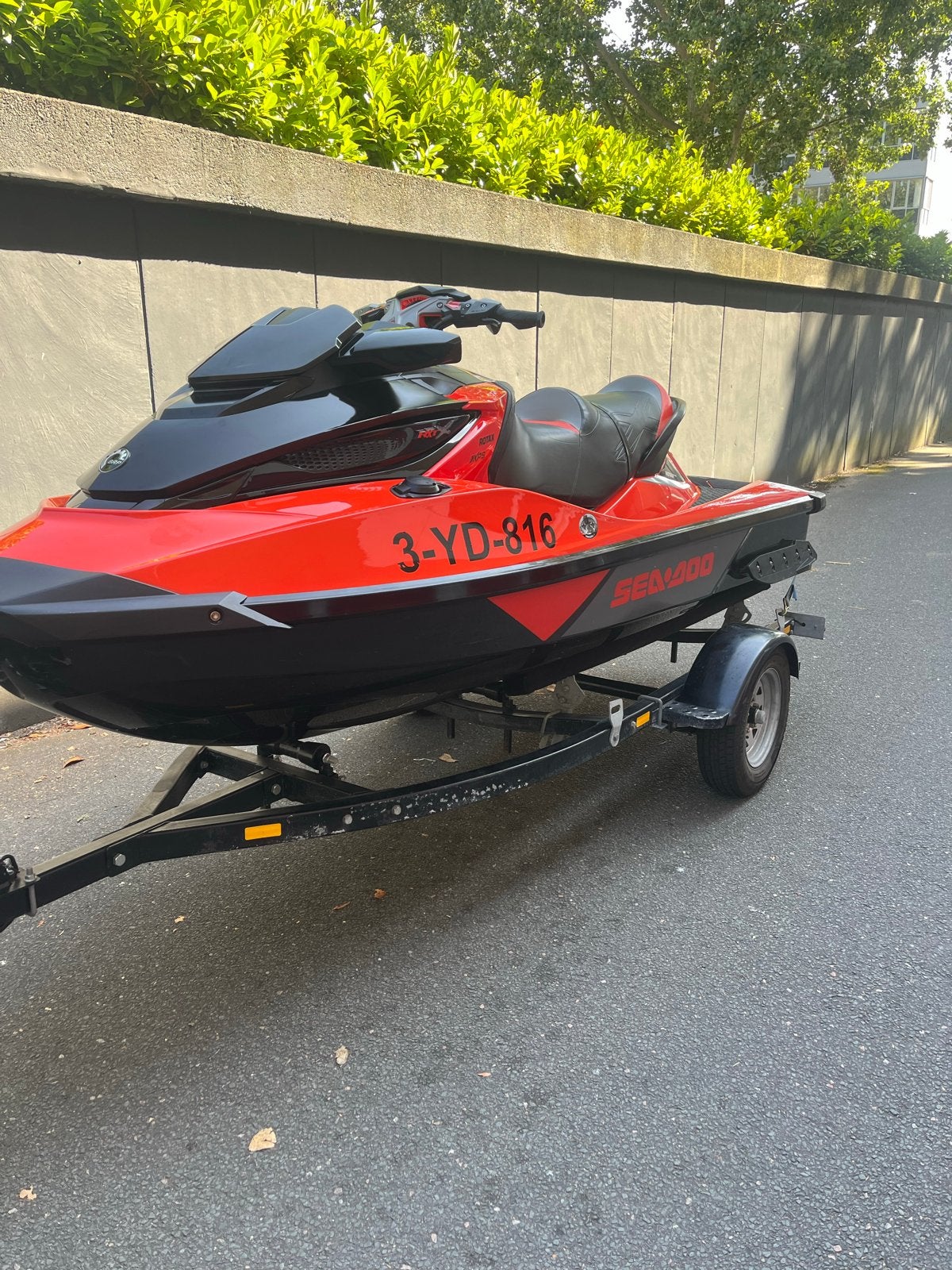 Seadoo RXP-X 300 RS jetski met trailer, Watersport en Boten, Jetski's en Waterscooters, Gebruikt, 200 pk of meer, Benzine, Ophalen