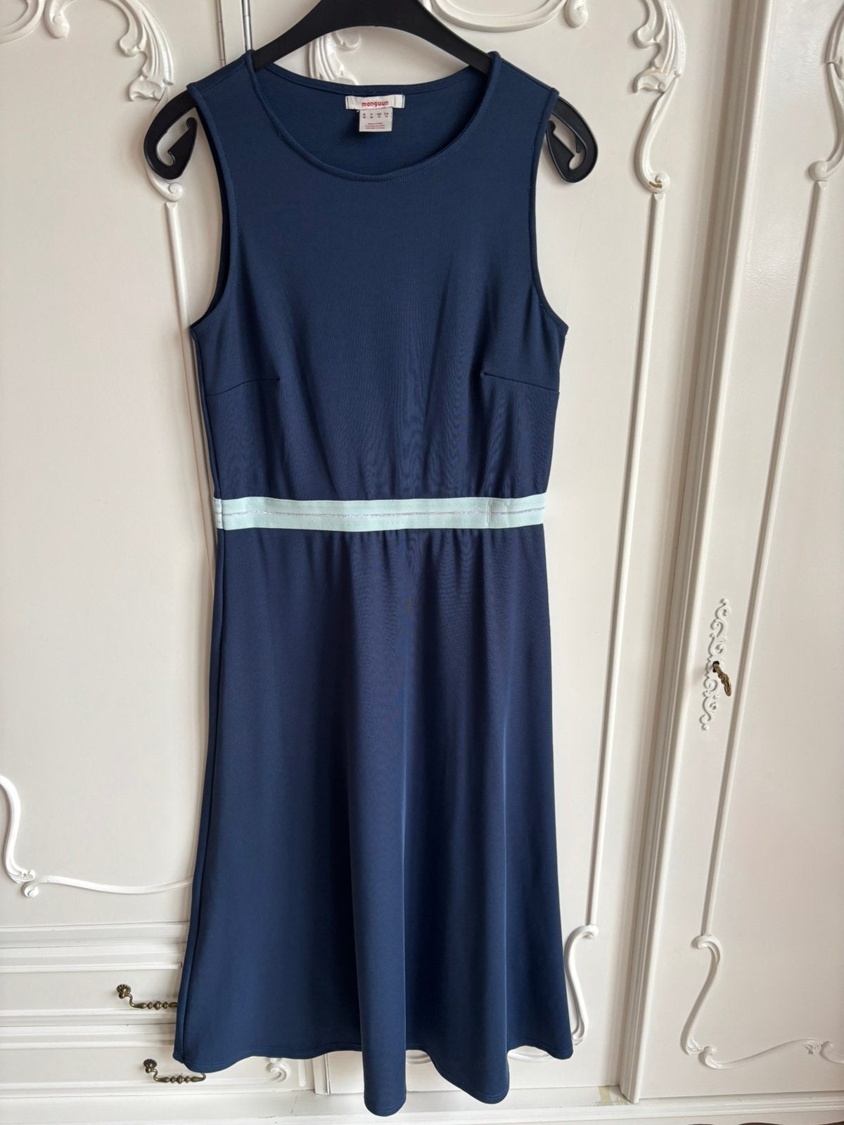 Nieuw blauw maxi jurk merk Manguun maat 40, Kleding | Dames, Maat 38/40 (M), Blauw, Nieuw, Ophalen of Verzenden