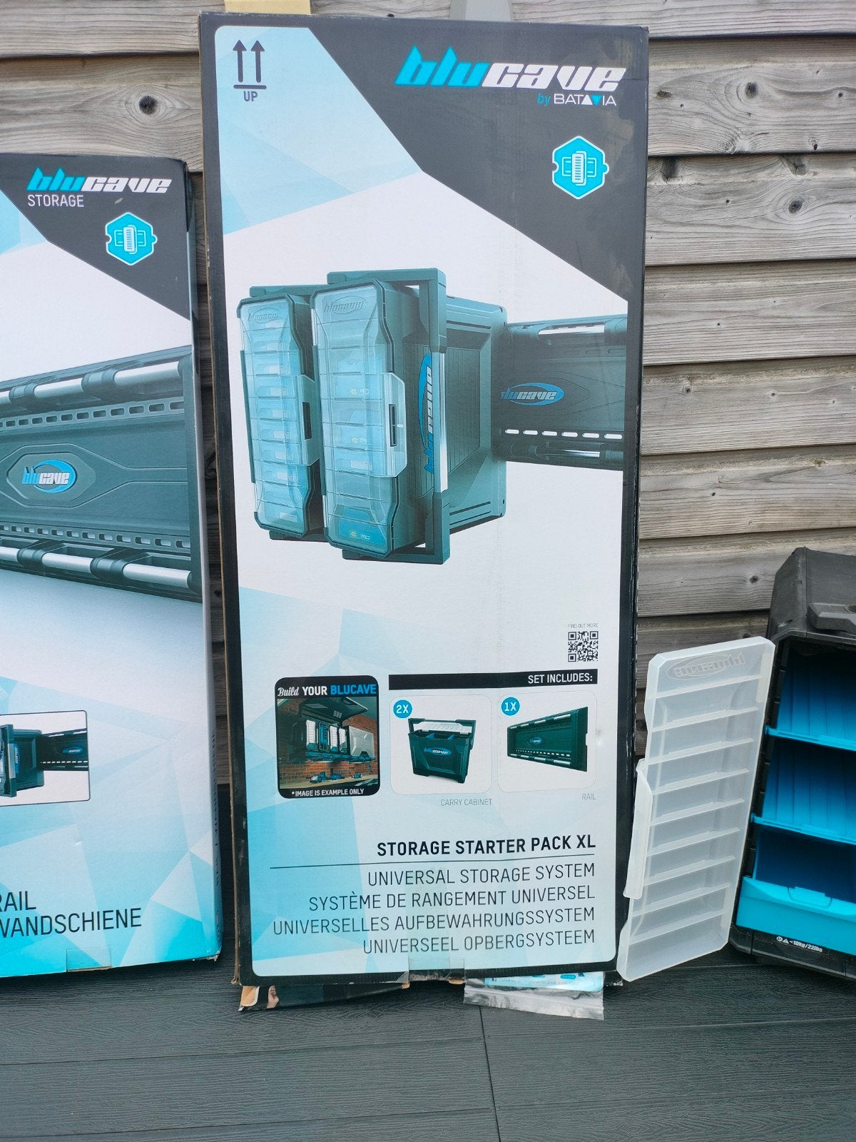 Blucave Storage Starter Pack XL + Wandrail - Nieuw, Ophalen