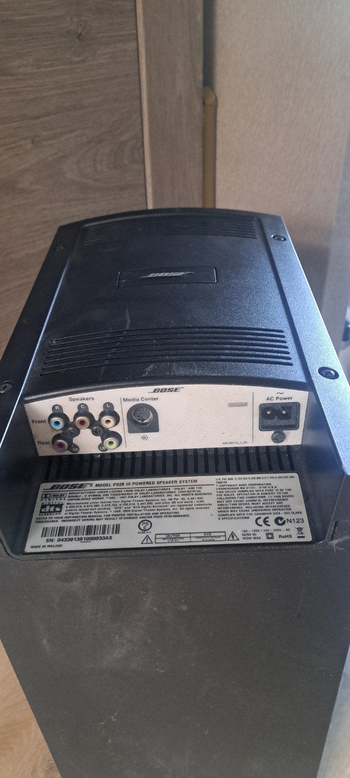 Bose PS28 III Powered Speaker System Subwoofer, Gebruikt, Subwoofer, Bose, Geschikt voor surround/home cinema