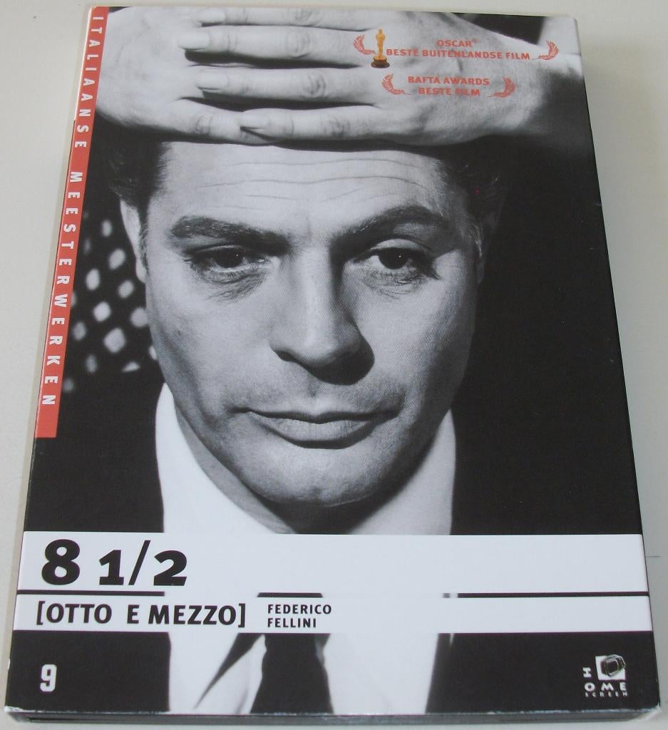Dvd *** 8½ *** Italiaanse Meesterwerken, Cd's en Dvd's, Dvd's | Filmhuis, Zo goed als nieuw, Italië, Vanaf 9 jaar, Ophalen of Verzenden