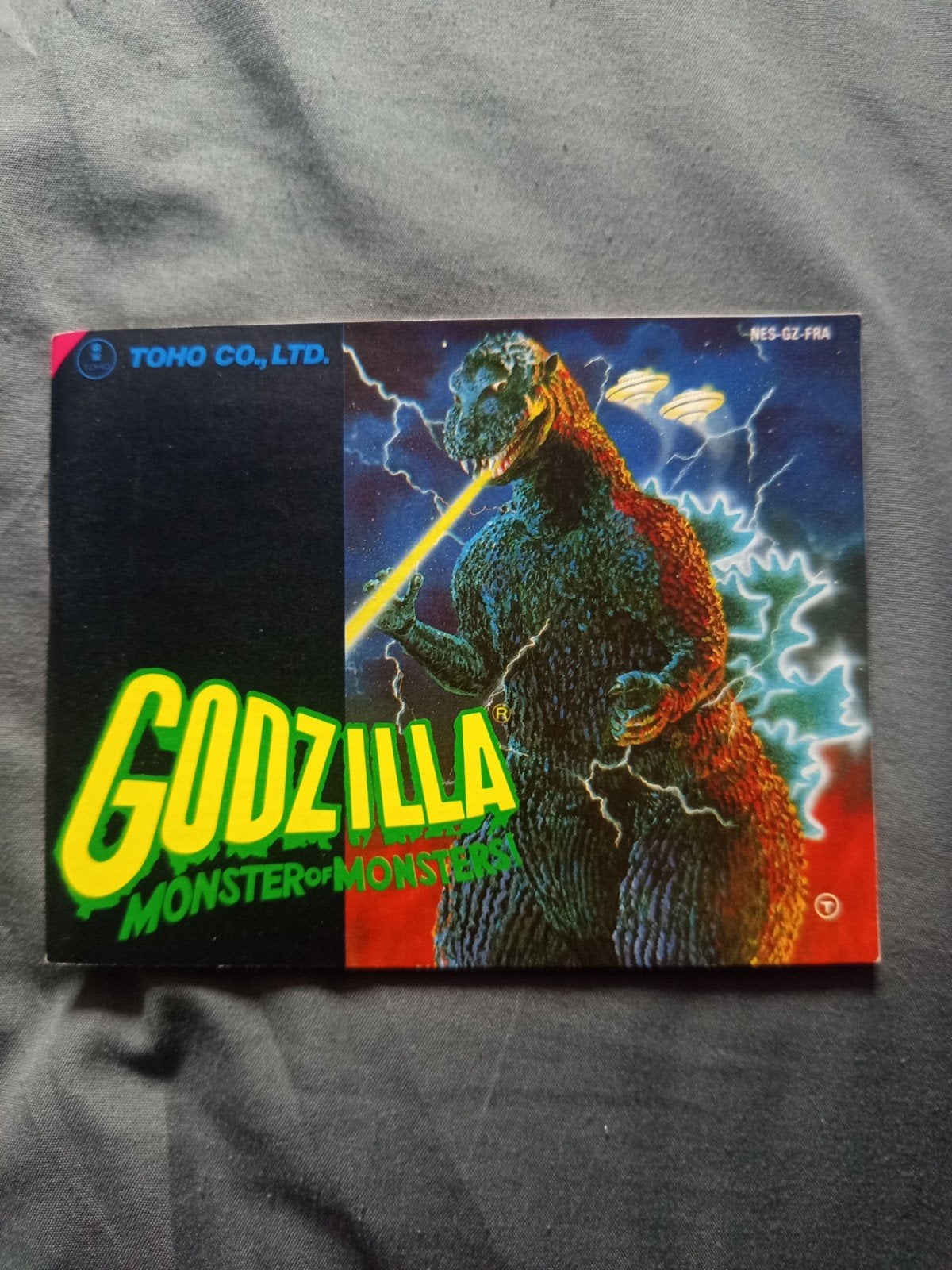 Godzilla monster of monsters nes handleiding, Spelcomputers en Games, Games | Nintendo NES, Avontuur en Actie, Gebruikt, Verzenden