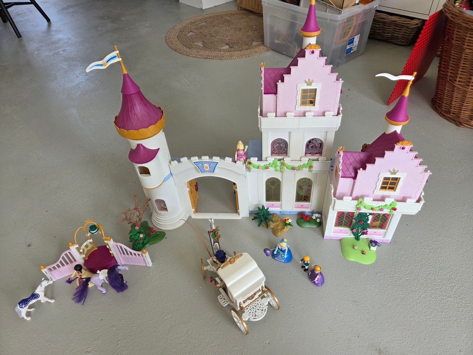Playmobil Prinsessenkasteel met uitbreidingen en extra's, Ophalen of Verzenden