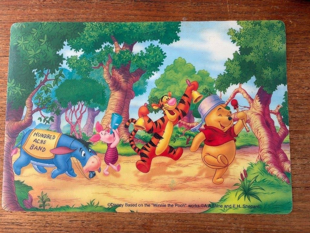 Placemats Winnie de Pooh, Verzamelen, Ophalen of Verzenden, Winnie de Poeh of vrienden, Zo goed als nieuw, Overige typen