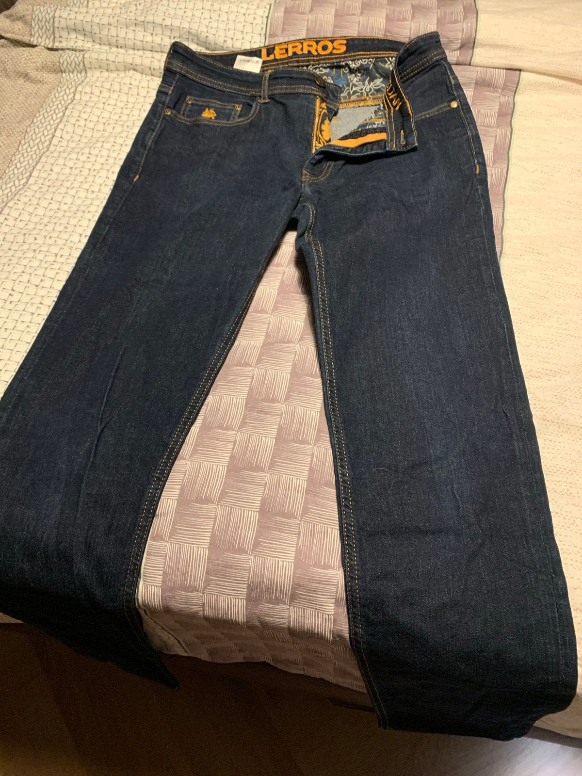 Lerros Jeans - Donkerblauw - Zo goed als nieuw, Ophalen of Verzenden, Zo goed als nieuw, Blauw, W33 - W34 (confectie 48/50)