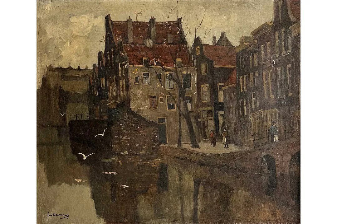 Jan Korthals, Grimburgwal Amsterdam, Ophalen of Verzenden