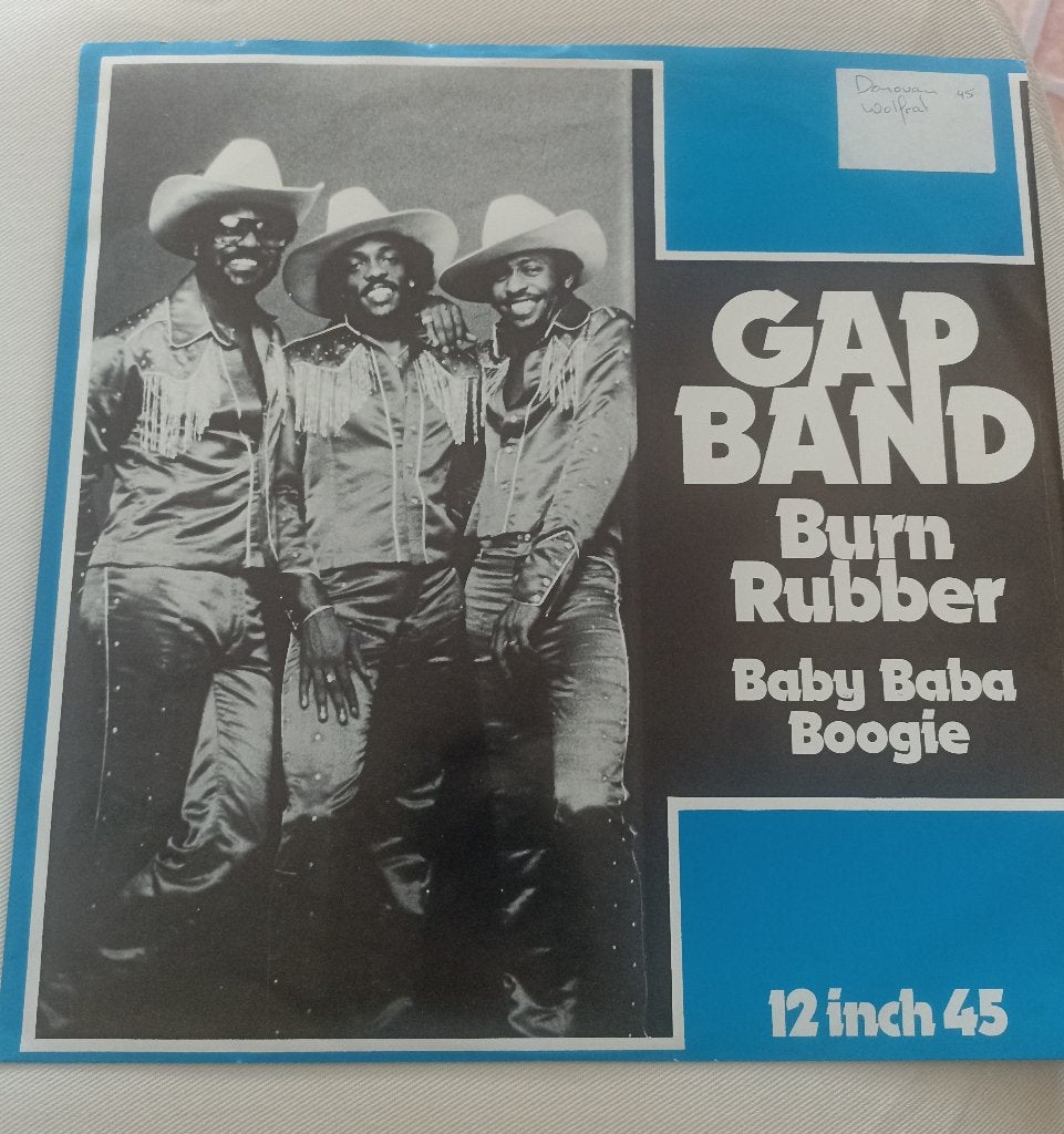 12'' Gap Band - Burn rubber, Ophalen of Verzenden, Gebruikt, 12 inch