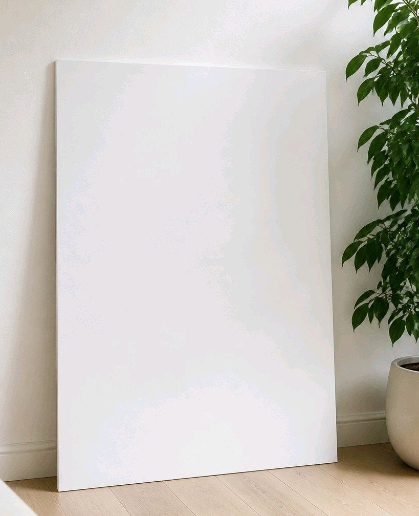 Aluminium Dibond Paneel 100x150cm mét Blind Ophangframe, Ophalen, Metaal, Zo goed als nieuw, Wandbord of Wandpaneel