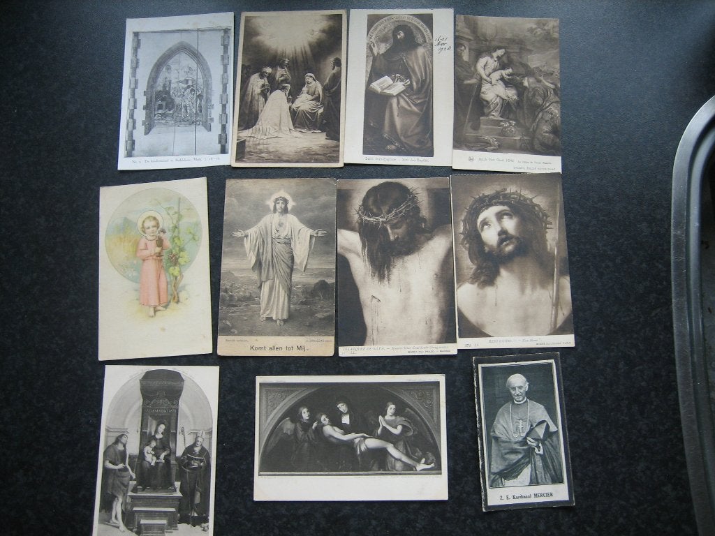 RELIGIE 11 ansichtkaarten ref. C, Verzamelen, Ansichtkaarten | Themakaarten, Voor 1920, Overige thema's, Ophalen of Verzenden