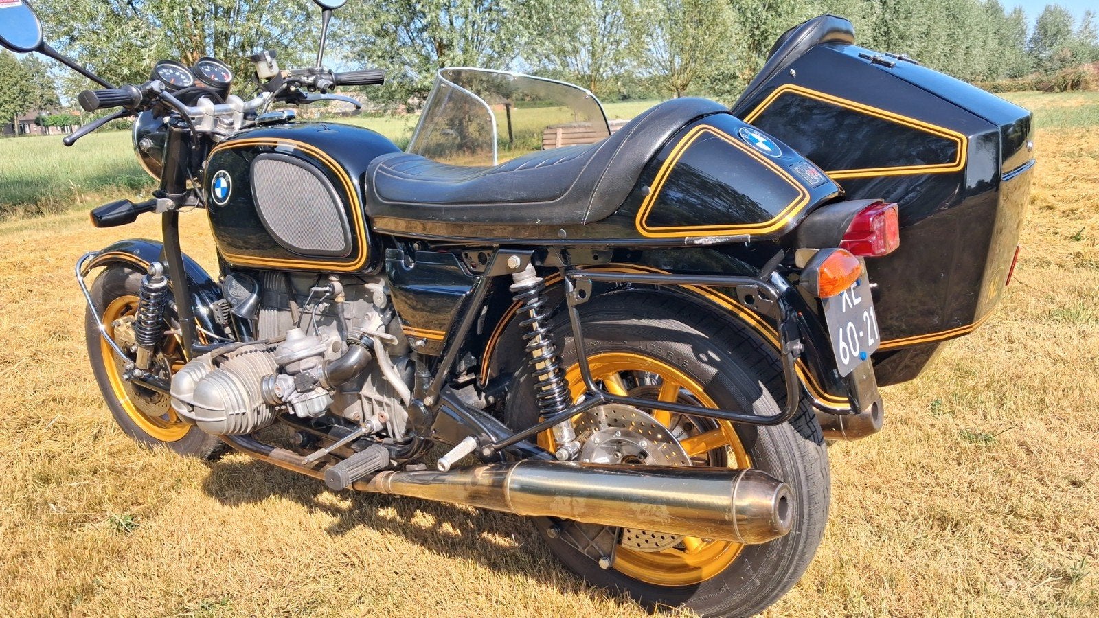 BMW R75/6 met Moturist zijspan, Cardan-aandrijving, 2 cilinders, Gebruikt, Particulier