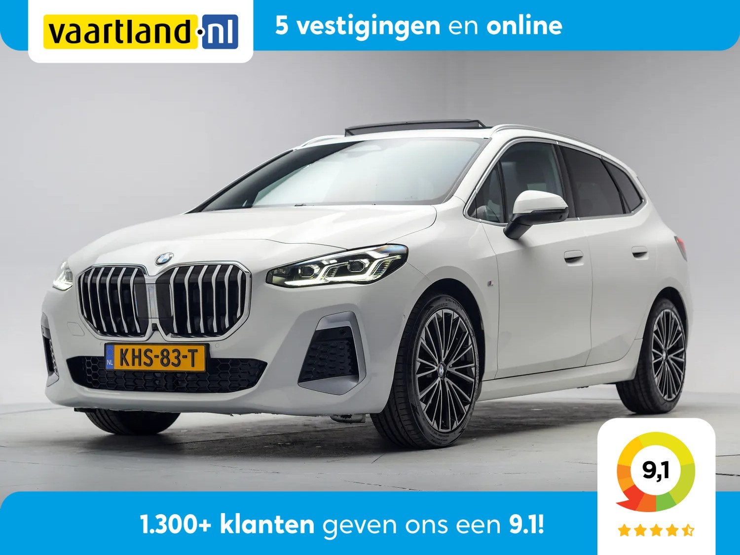 BMW 2 Serie Active Tourer 218i M Sport Aut. [ Panorama Leder, Auto's, Automaat, 136 pk, Gebruikt, 1445 kg