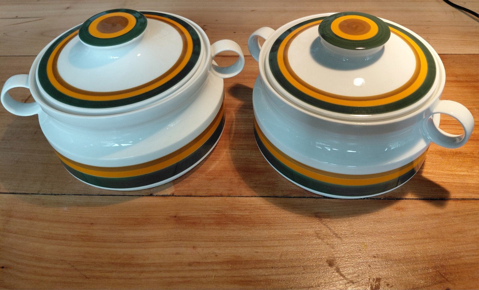 2 vintage porseleinen dekschalen Bavaria, Antiek en Kunst, Antiek | Servies los, Ophalen of Verzenden