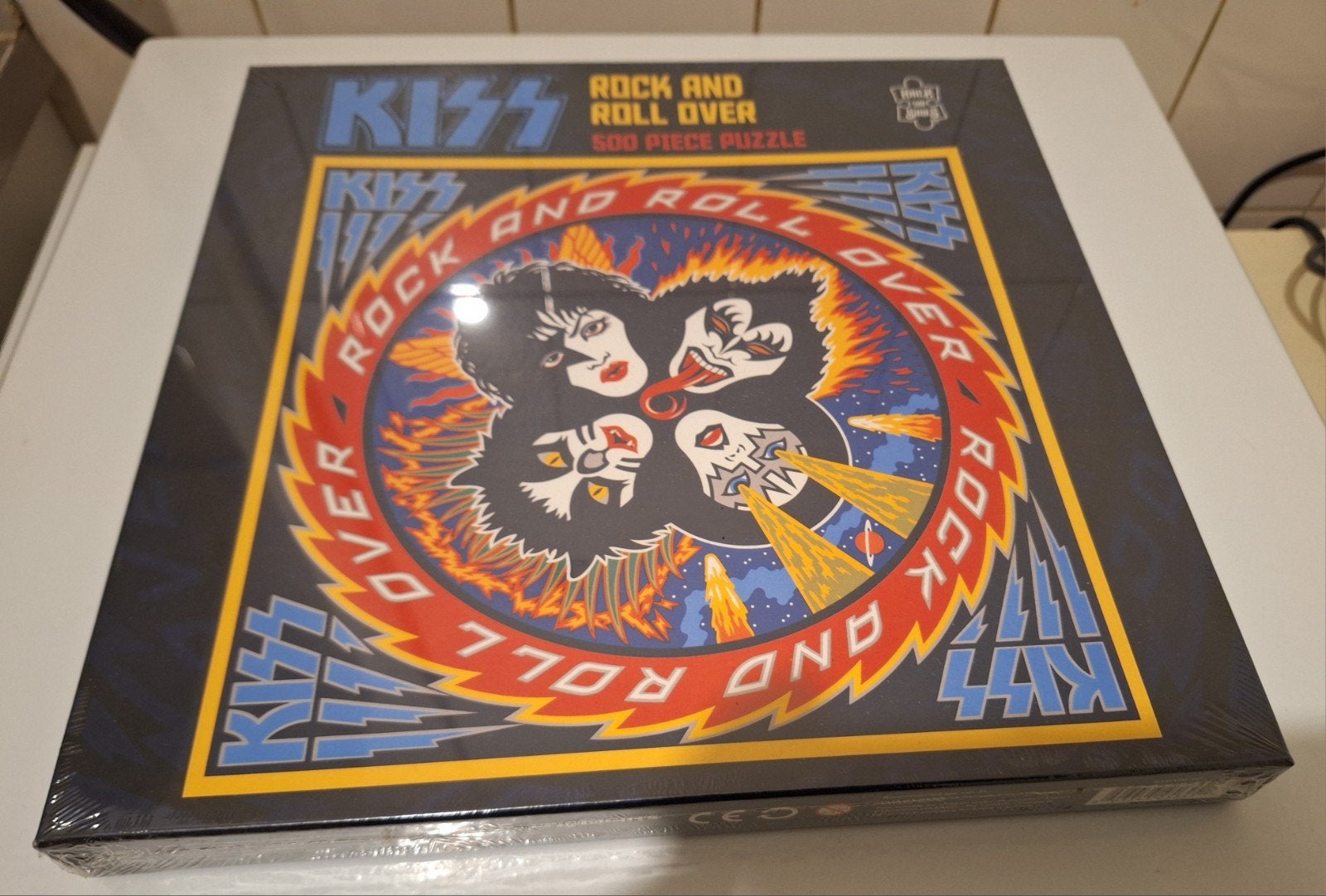 Kiss Rock and Roll Over puzzle 500 sealed, Ophalen, Zo goed als nieuw, Overige typen