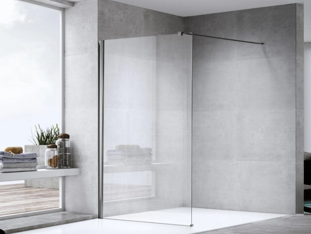 Douchewand 120 x 195 nieuw in doos., Doe-het-zelf en Verbouw, Sanitair, Ophalen, Nieuw, Glas, Douche