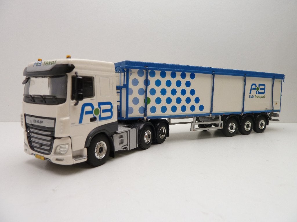 DAF XF spacecab  ''  AB TEXEL ''  WSI, Hobby en Vrije tijd, Modelauto's | 1:50, Ophalen of Verzenden, Zo goed als nieuw, Bus of Vrachtwagen