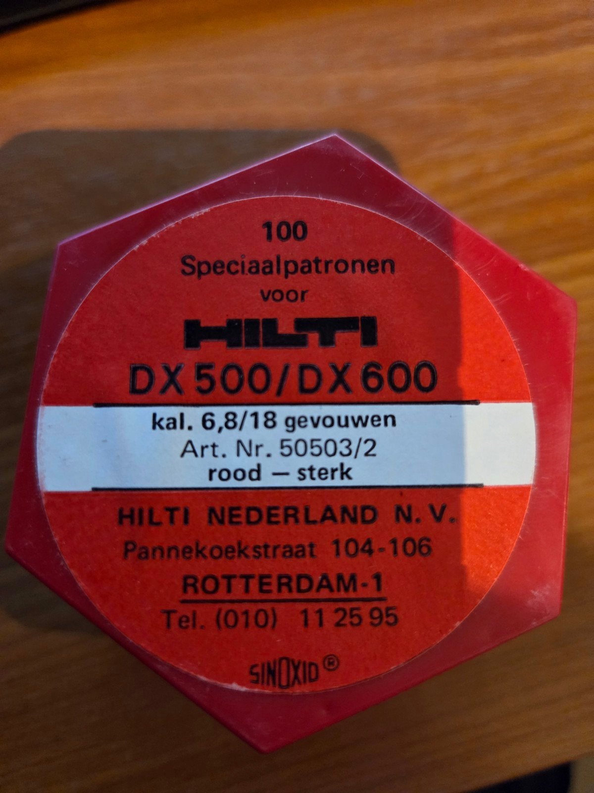 Hilti Speciaalpatronen dx500 en dx 600 kal. 6,8/18 rood geel, Ophalen of Verzenden, Nieuw, Hilti