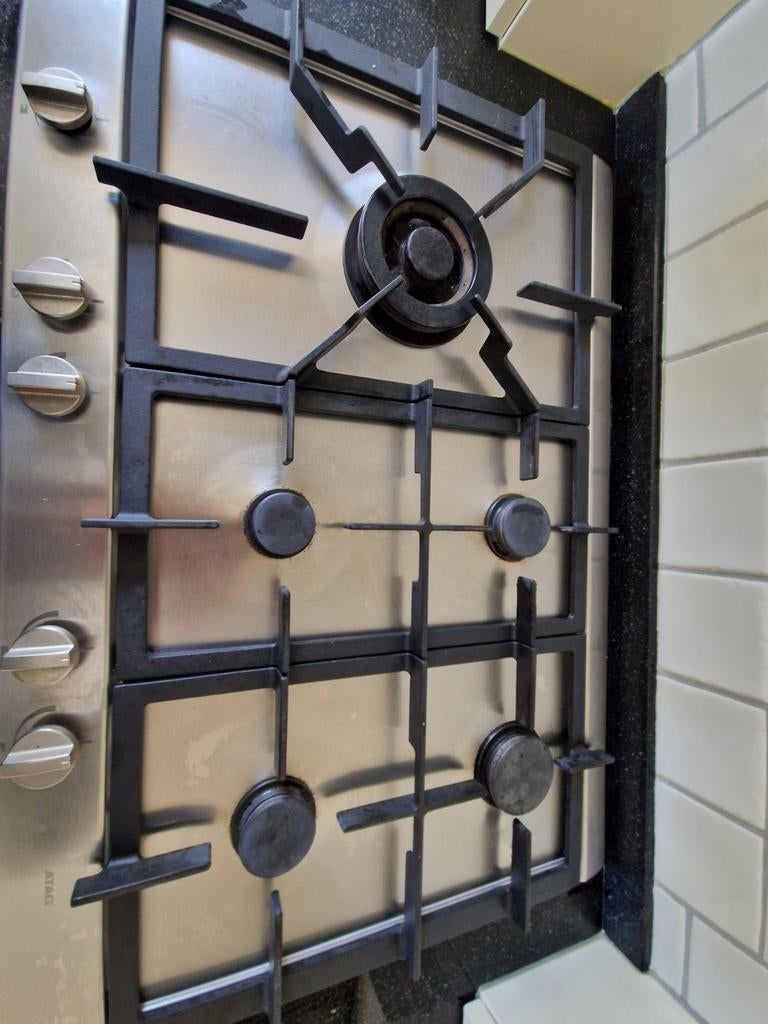 ATAG Inbouw Gasstel - 5 Kookzones,  75 cm breed, Witgoed en Apparatuur, Fornuizen, Ophalen, Gebruikt, Minder dan 85 cm, 60 cm of meer