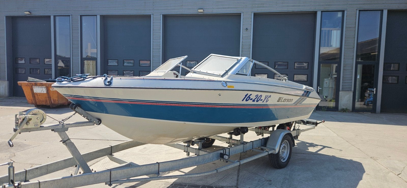Larson Speedboot, Watersport en Boten, Speedboten, Ophalen, Overige merken, Gebruikt, Buitenboordmotor