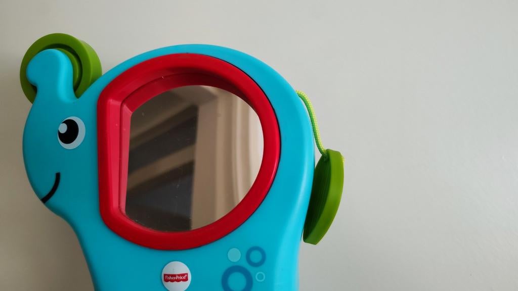 Fisher Price olifant met spiegel, Kinderen en Baby's, Speelgoed | Fisher-Price, Ophalen of Verzenden, Gebruikt, Overige typen