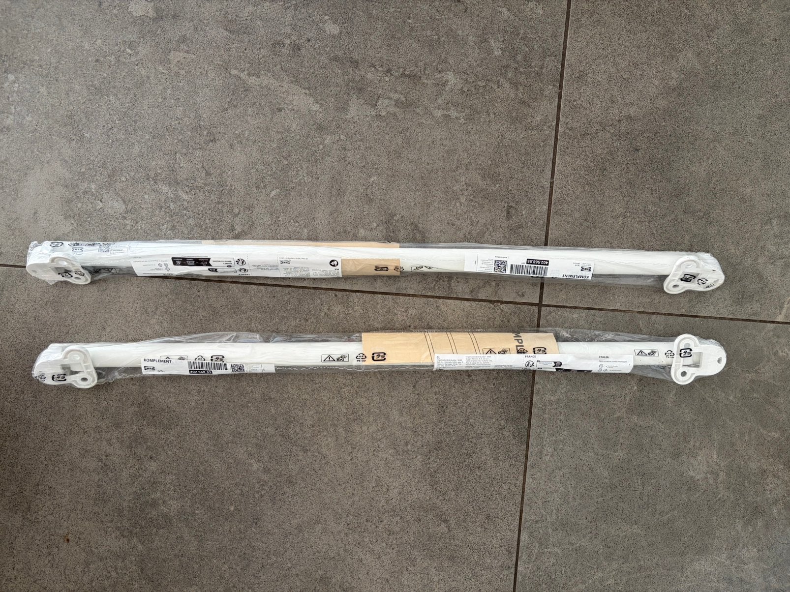 Kledingroede Komplement ikea wit (2 stuks), Ophalen, Nieuw, 50 tot 100 cm, Minder dan 100 cm