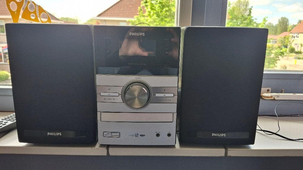 Philips Micro Hifi Systeem met CD-speler en Radio, Ophalen, Gebruikt, Radio, Met cd-speler