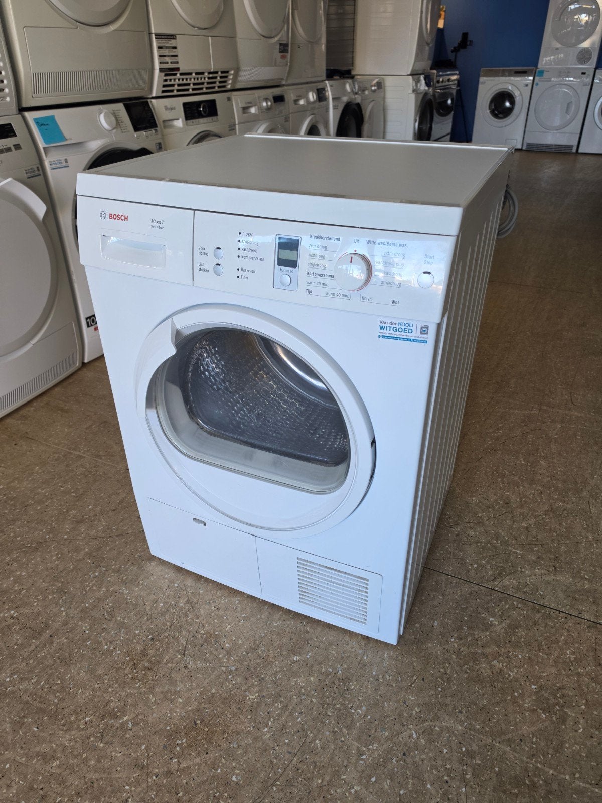 Bosch Maxx Sensitive condensdroger | 7 kilo | Garantie ✅️, Witgoed en Apparatuur, Bosch, Jirnsum, 6 tot 8 kg, Anti-kreukfase