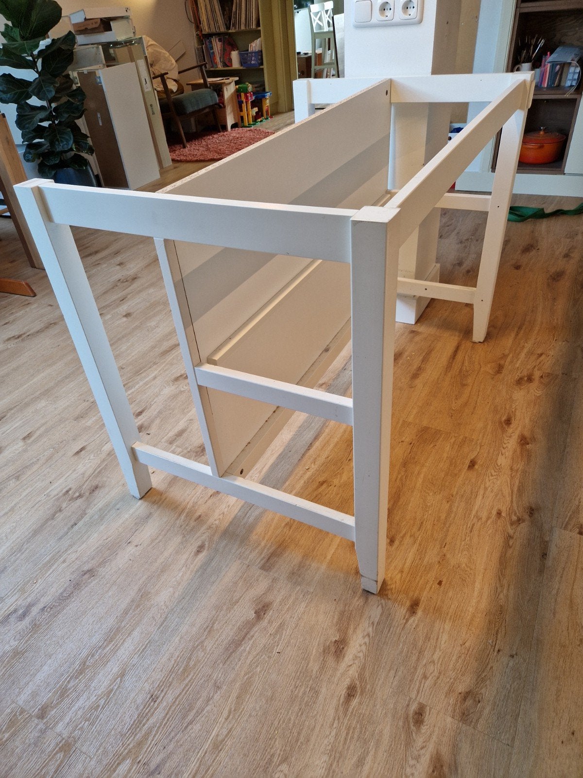 IKEA Tornviken vrijstaand keukeneiland - TEAB, Ophalen, Gebruikt, Wit, Minder dan 100 cm