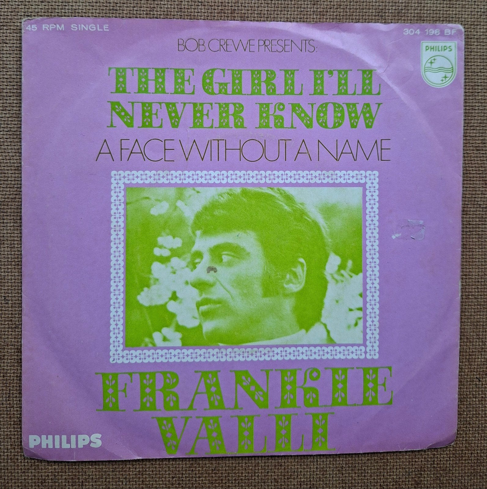 Valli , Frankie  - The girl i ll never know - Single is TOP, Cd's en Dvd's, Vinyl Singles, Ophalen of Verzenden, Gebruikt, 7 inch