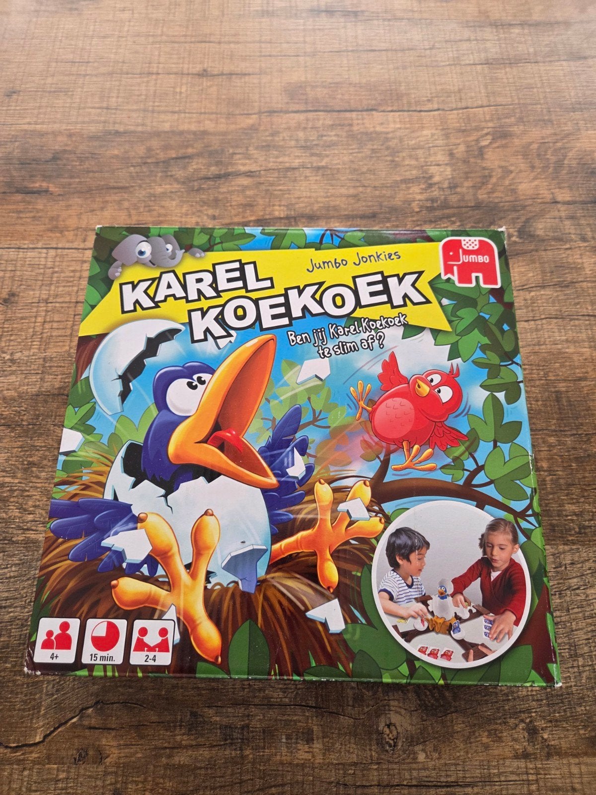 Karel Koekoek bordspel - Jumbo Jonkies, Drie of vier spelers, Ophalen, Gebruikt, Jumbo