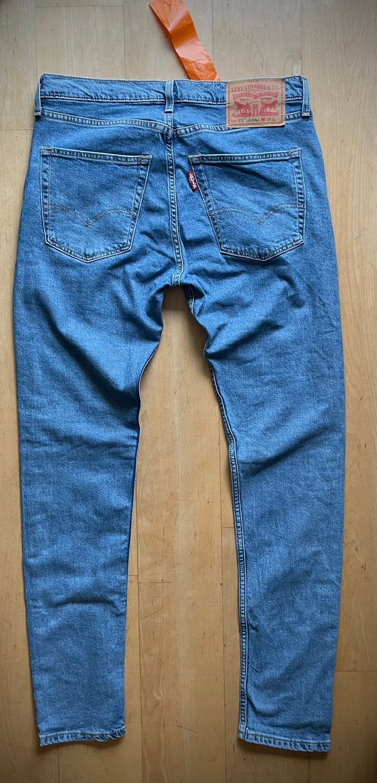 Levi’s 512 LO-BALL jeans spijkerbroek blauw W34 L36, Kleding | Heren, Spijkerbroeken en Jeans, Ophalen of Verzenden, Blauw, W33 - W34 (confectie 48/50)
