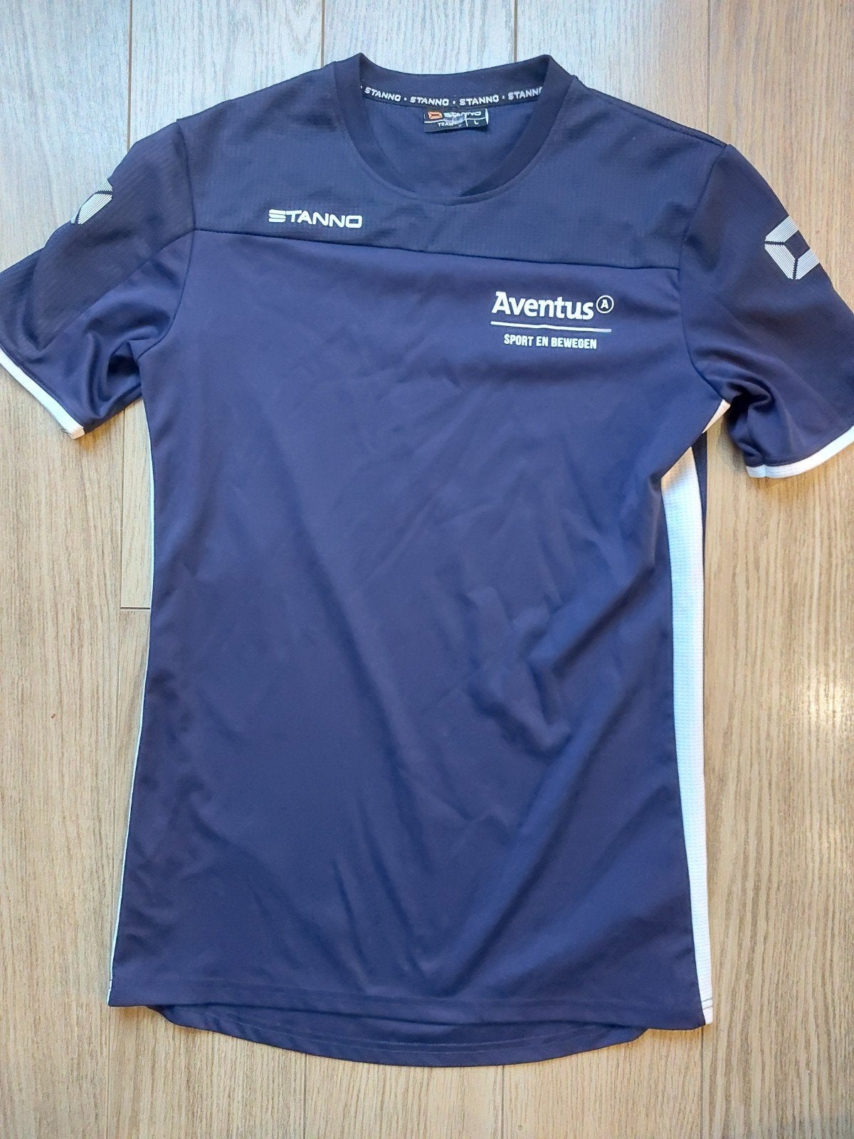 ROC Aventus Sport en Bewegen T-shirt - Stanno, Ophalen of Verzenden, Zo goed als nieuw, Blauw