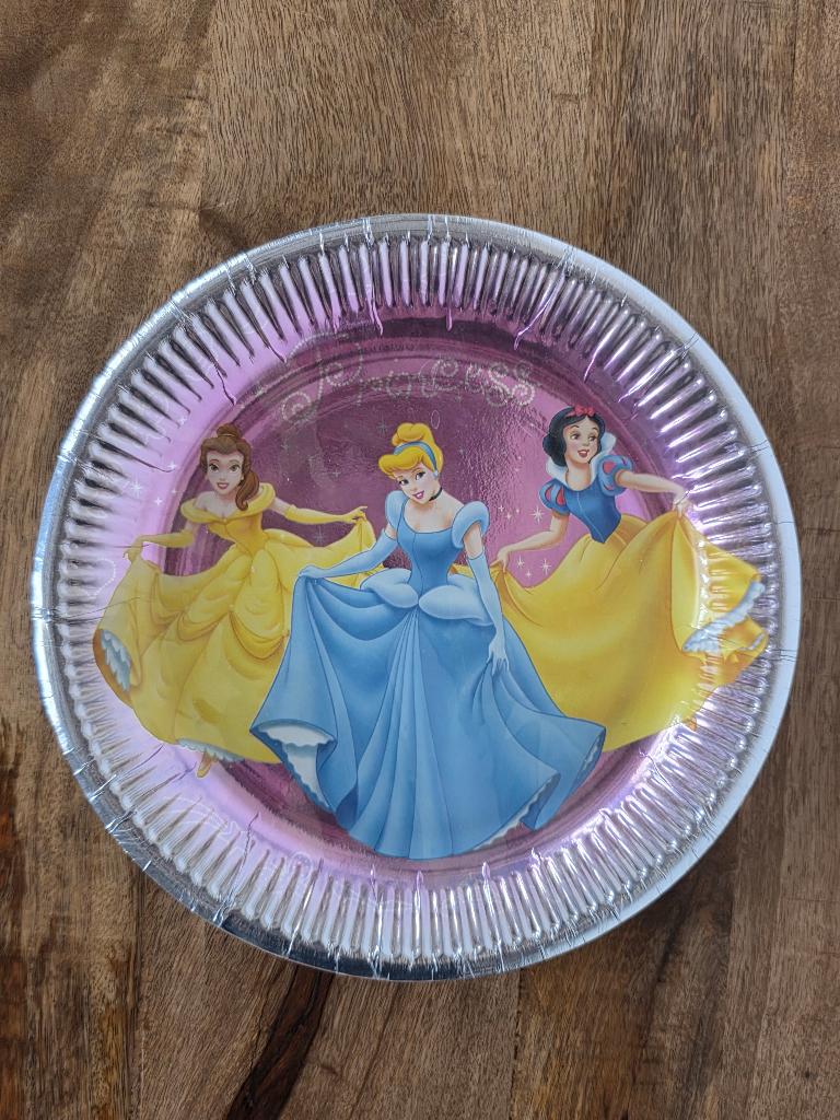 8 DISNEY Princess / Prinsses Kartonnen bordjes, Ophalen of Verzenden, Overige figuren, Nieuw, Overige typen